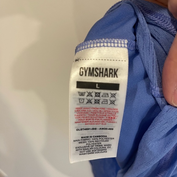 Gymshark x whitney simmons tshirt beautiful blue L - Picture 2 of 4